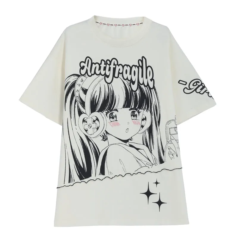 Antifragile Cute Anime Girl T-shirt ON635