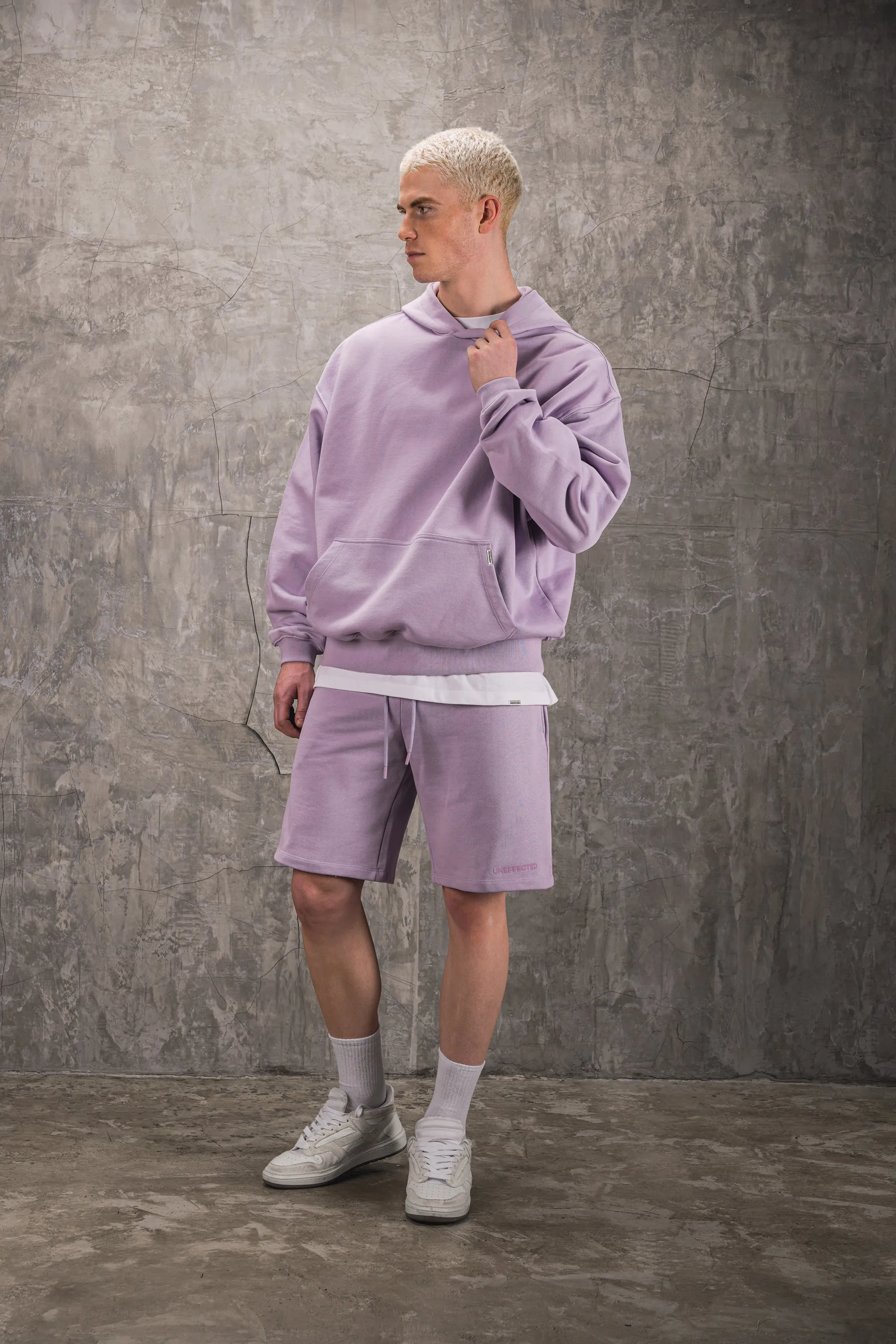 Archive Logo Oversized Hoodie - Lilac