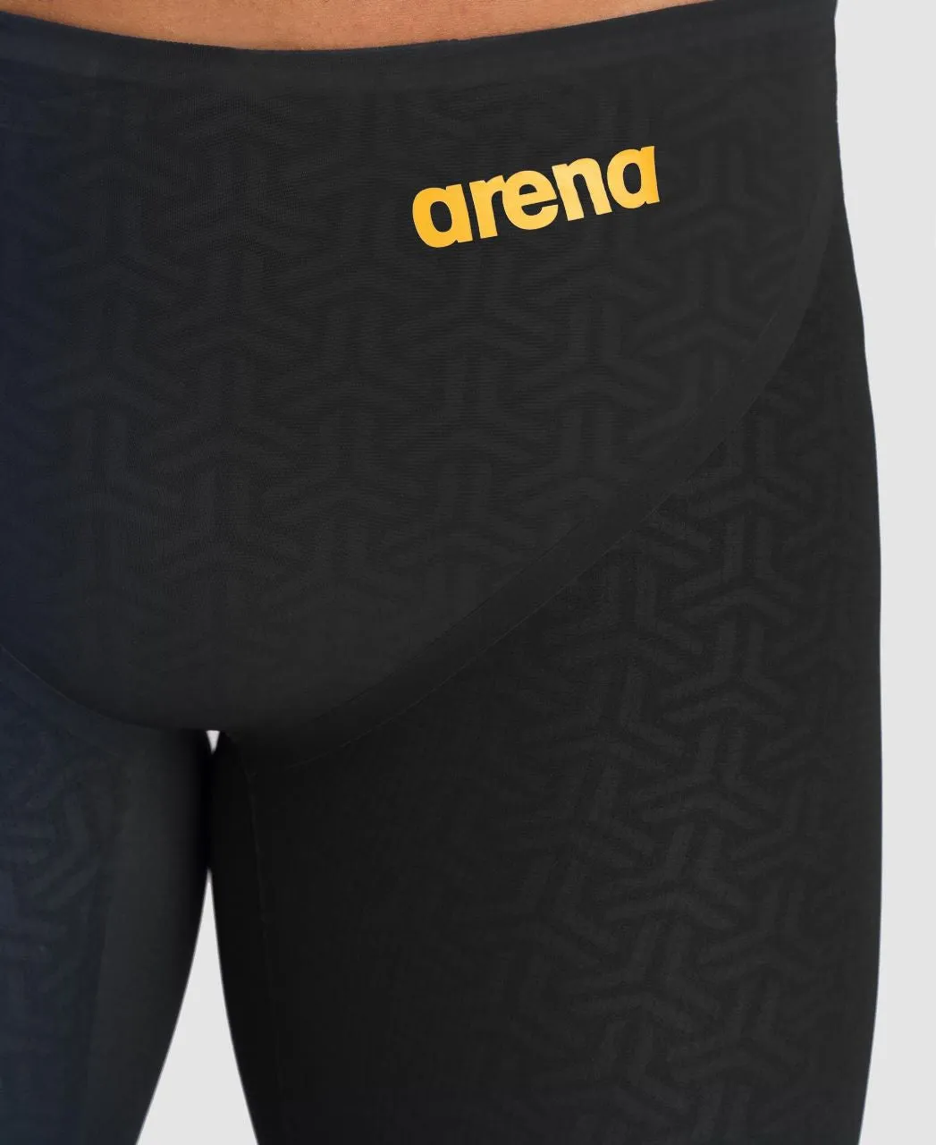 Arena Men's Powerskin Carbon Glide Jammer | Black/Gold