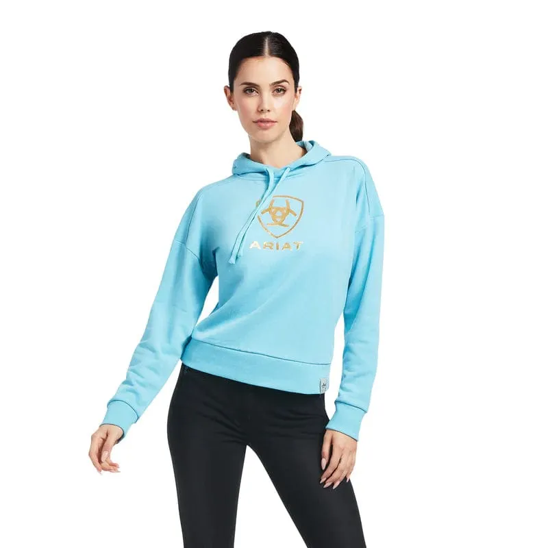 Ariat Hoodie Womens Mily Blue