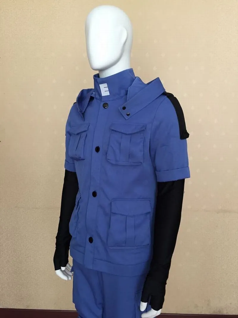 Assassination Classroom Shiota Nagisa Blue Battle Suit Cosplay Costume