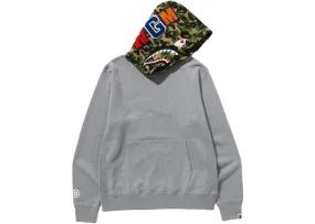 BAPE ABC Camo Shark Pullover Hoodie "Gray"