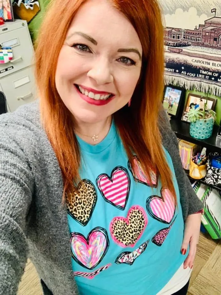 {BEST OF MY LOVE} Valentine's Mix Up Sea Green Crew Neck Tee