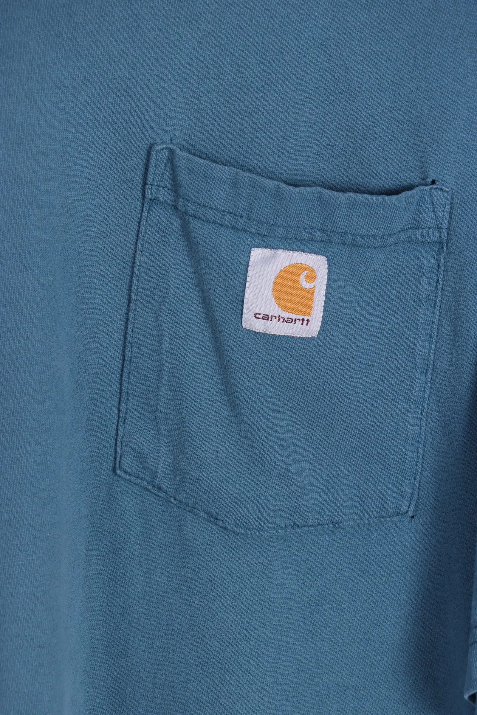 Blue CARHARTT 'Original Fit' Pocket T-Shirt (XL)