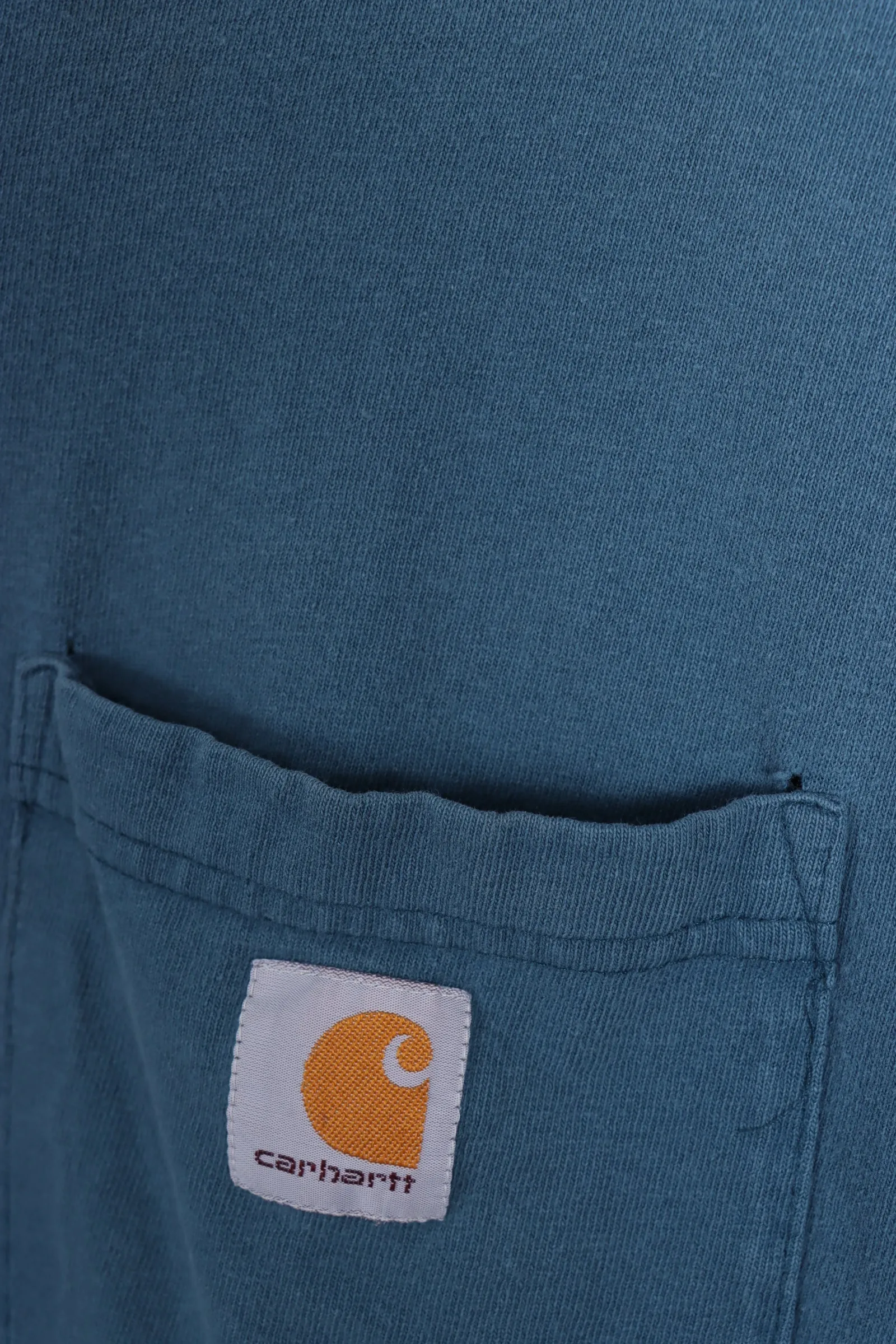 Blue CARHARTT 'Original Fit' Pocket T-Shirt (XL)