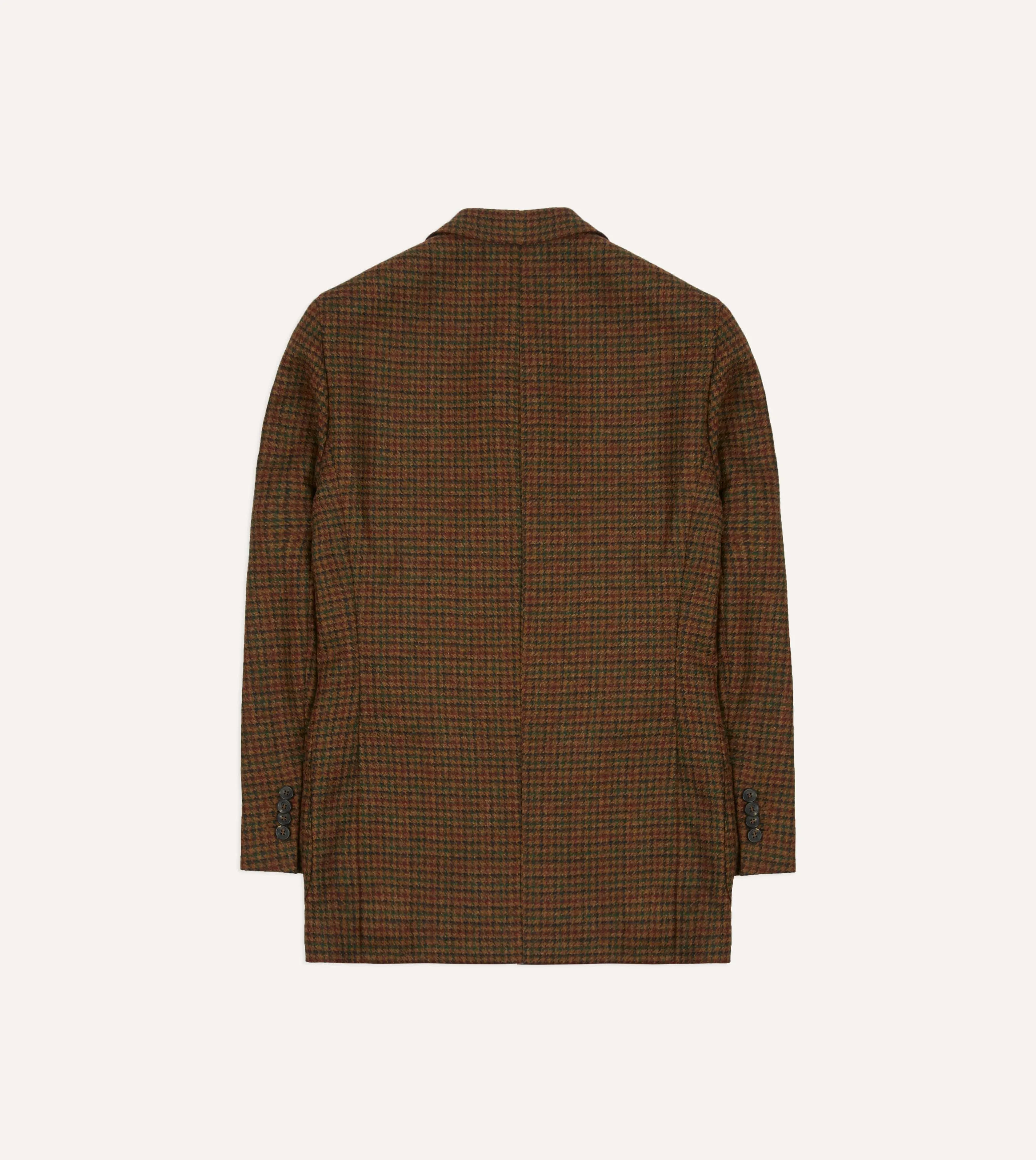 Brown Gun Club Check Tweed Blazer