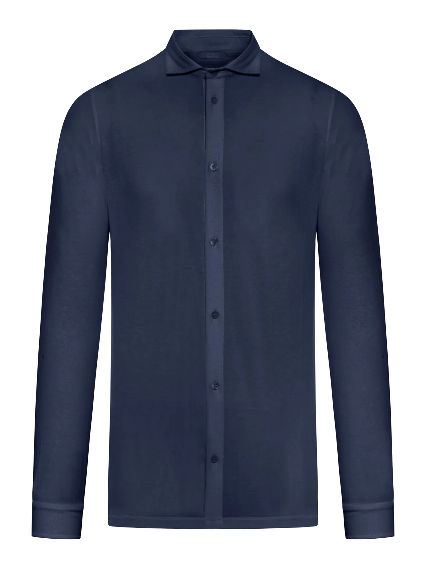 button-down fastening shirt