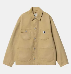 Carhartt WIP Women's OG Michigan Coat in Bourbon Aged Canvas