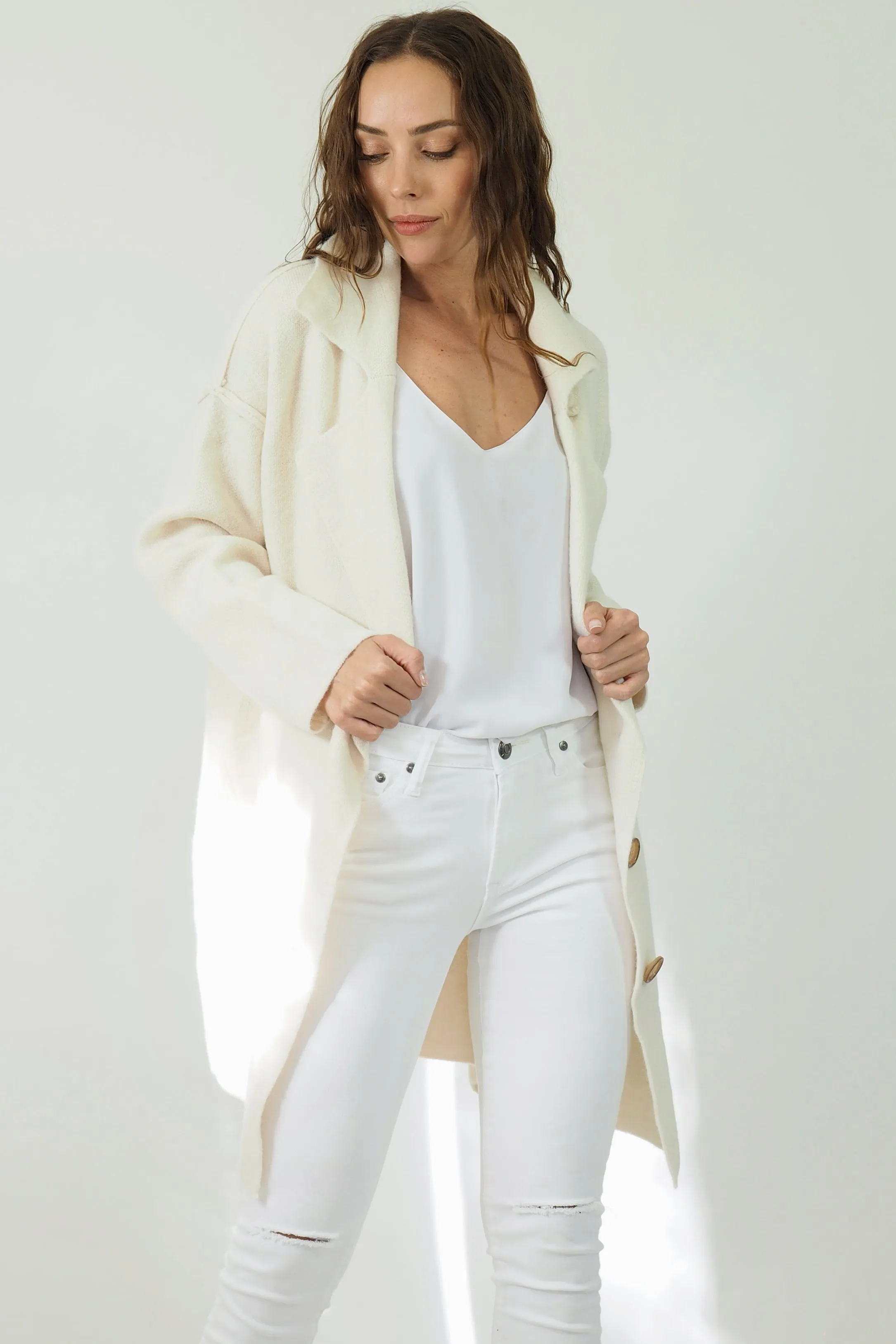 Centennial Jumper Jacket- Cream