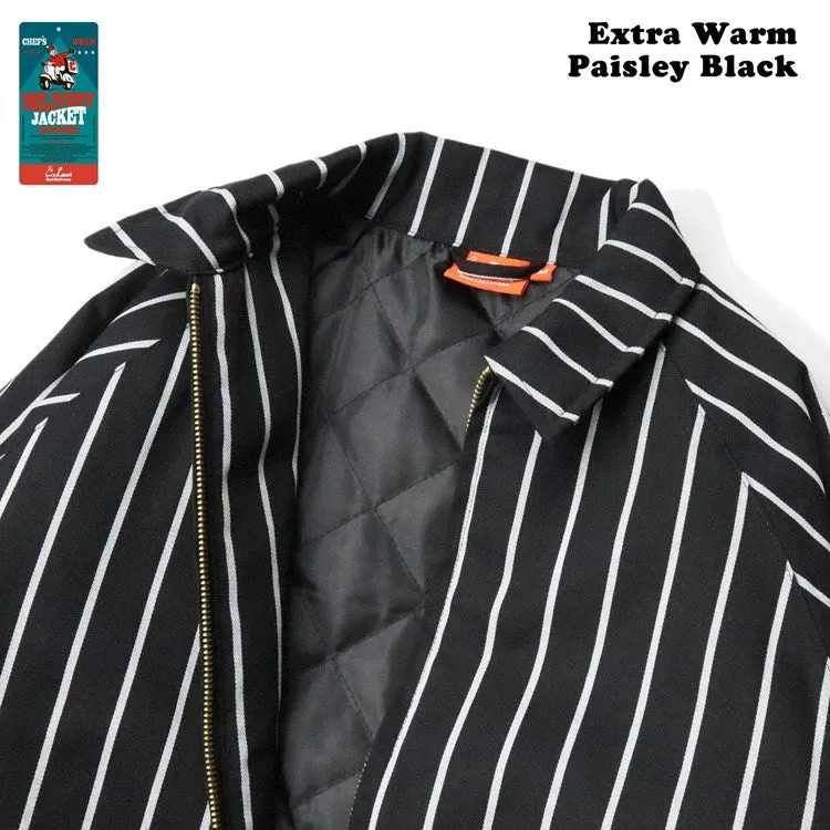 Cookman Delivery Jacket EX Warm - Stripe Black