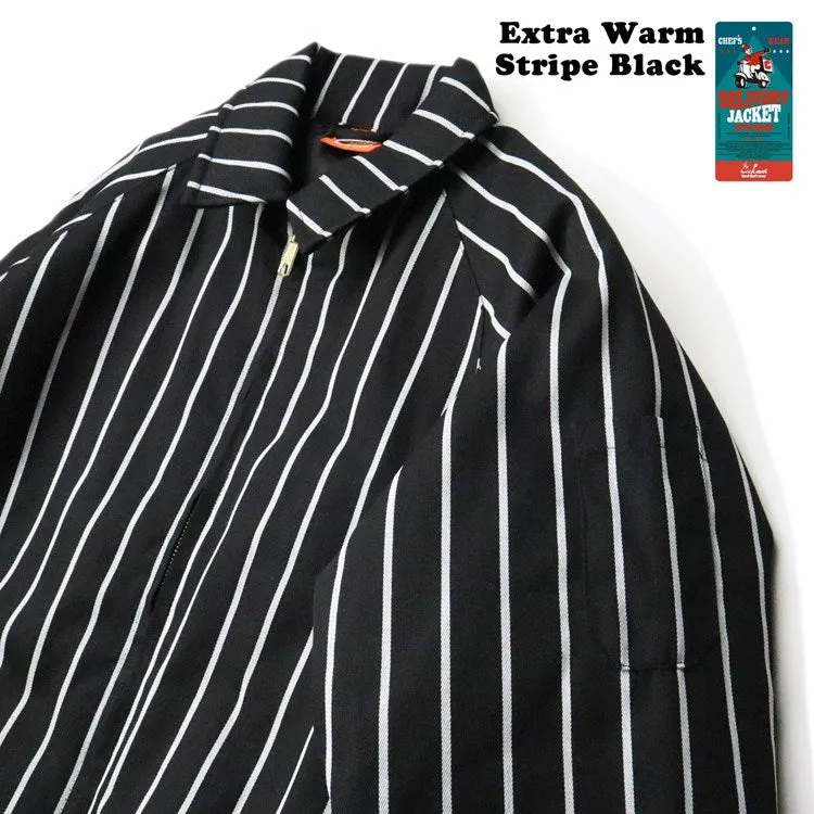 Cookman Delivery Jacket EX Warm - Stripe Black