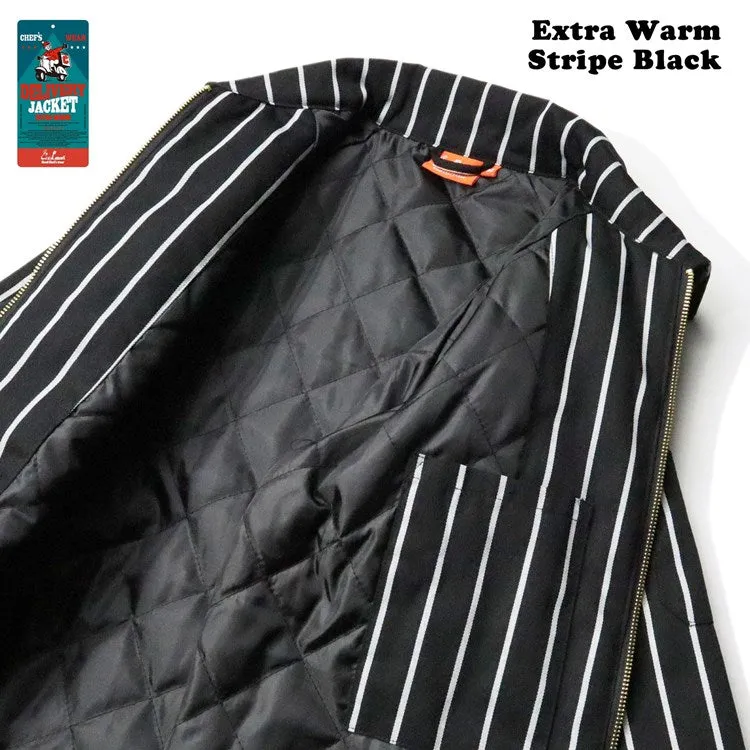 Cookman Delivery Jacket EX Warm - Stripe Black