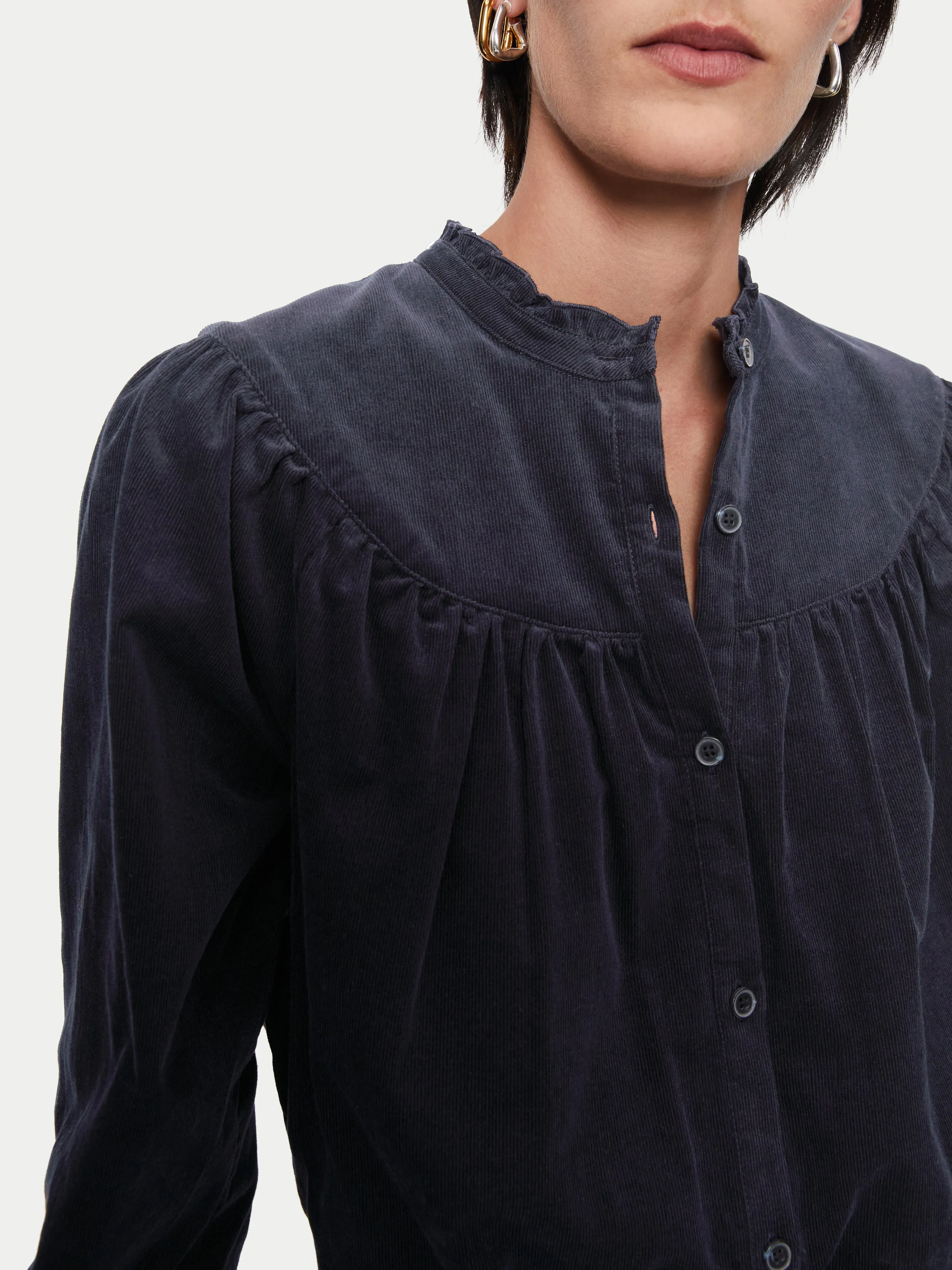 Cord Shirt | Navy