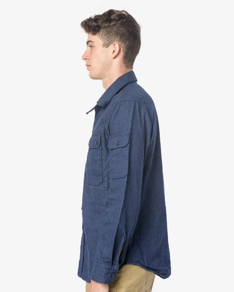 CPO Shirt in Indigo Cone Denim