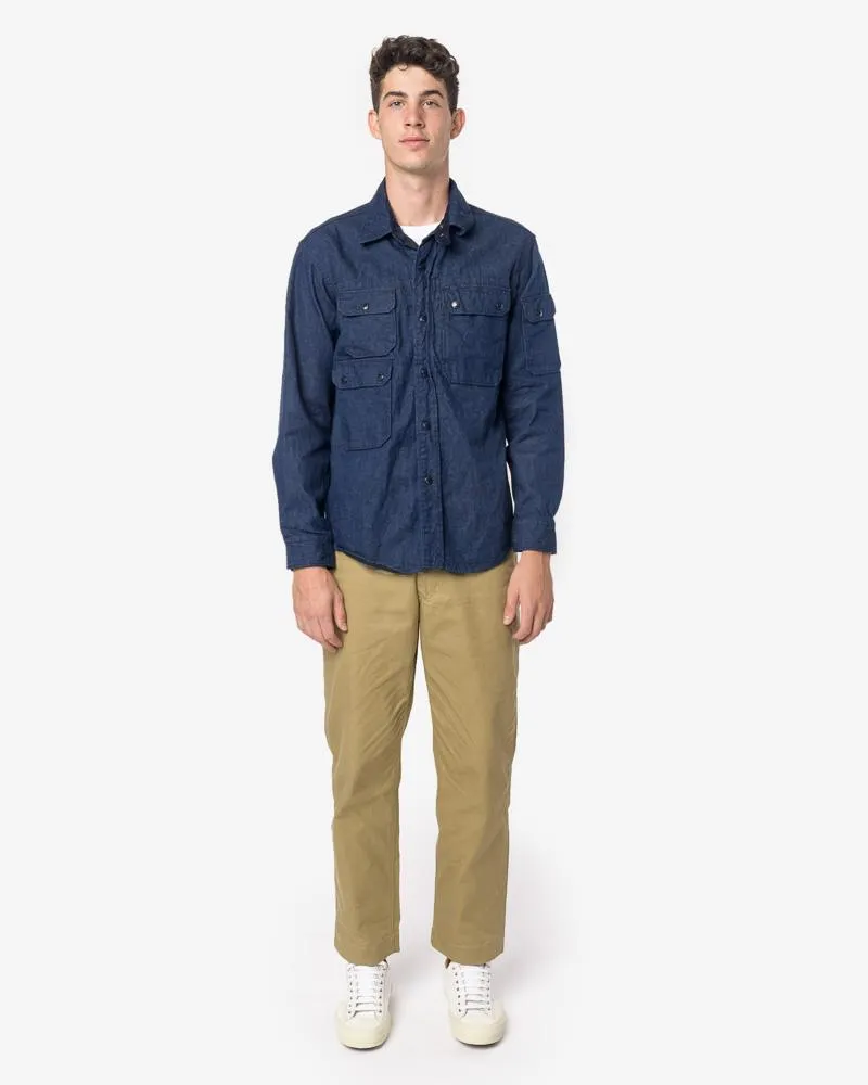 CPO Shirt in Indigo Cone Denim