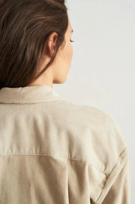 Creme Corduroy Shirt