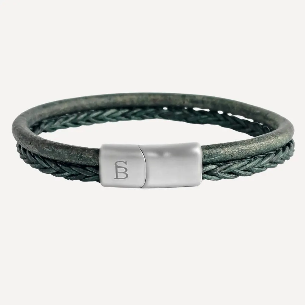 Denby Leather Bracelet Green