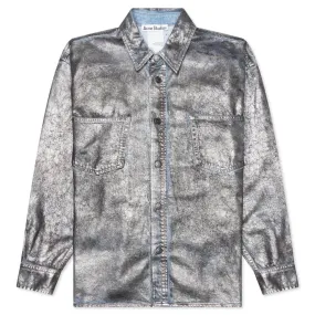 Denim Shirt - Silver/Blue