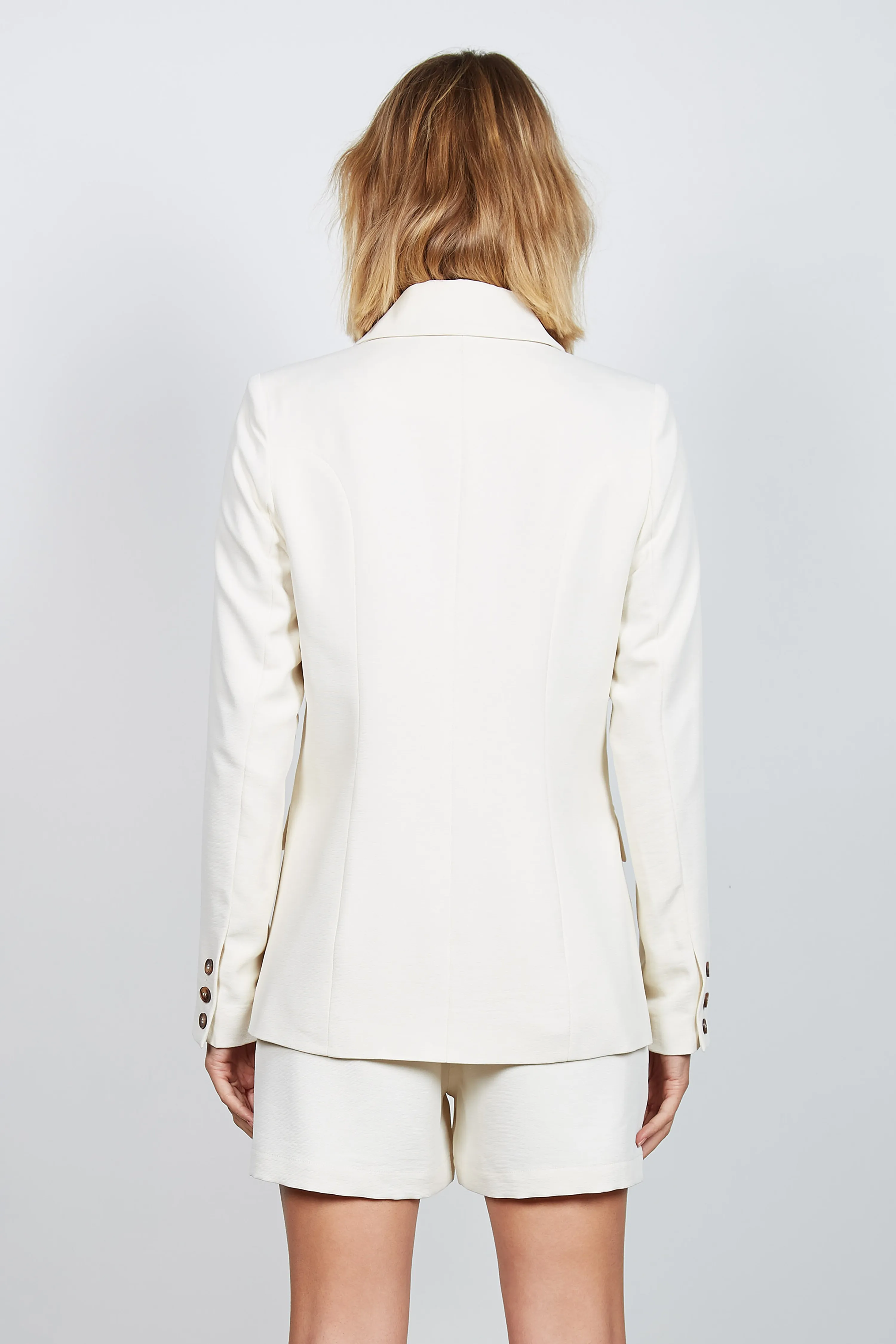 Esplanade Ivory Double Breasted Blazer