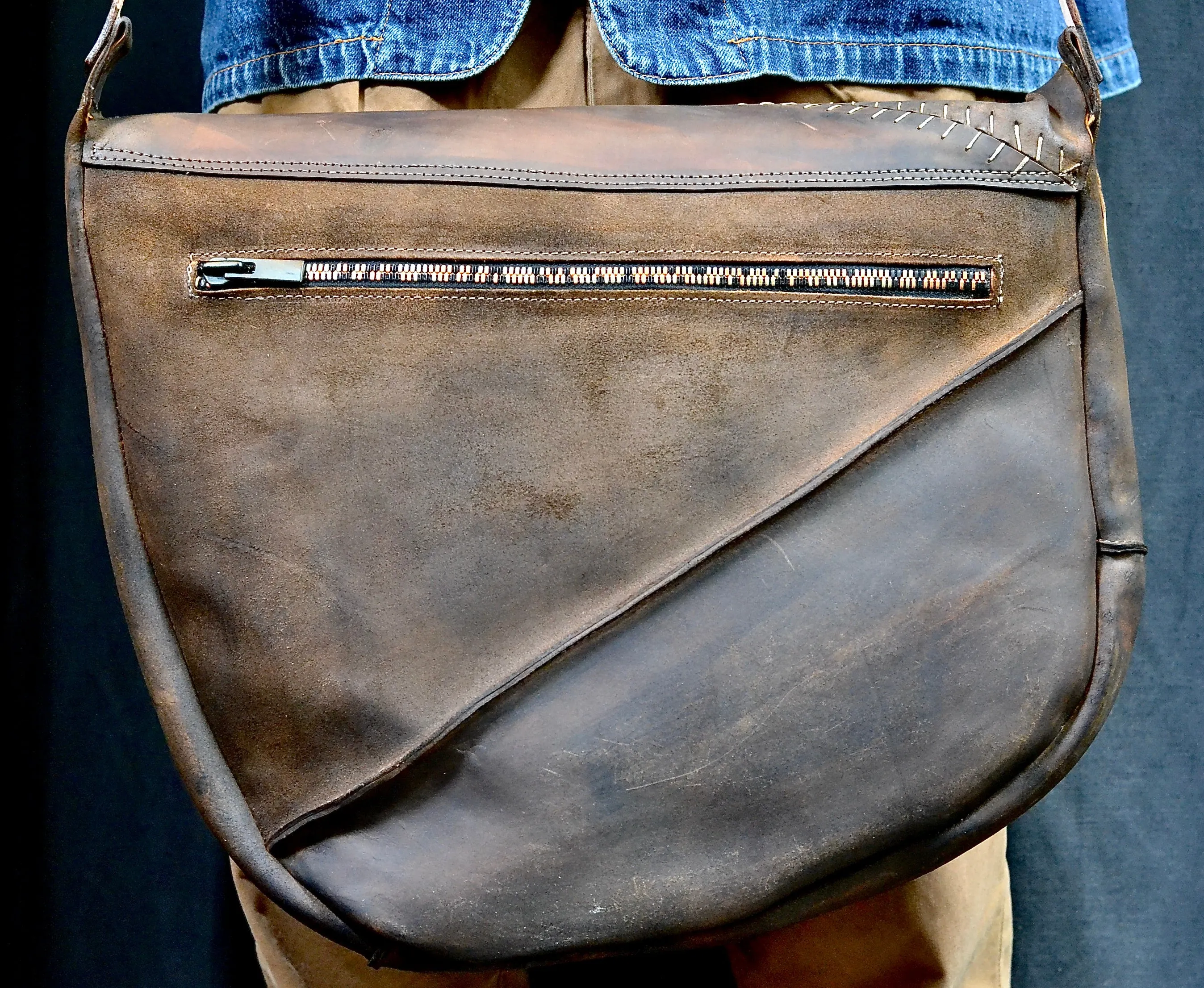 Gaucho Bag  | brown | rev cordovan