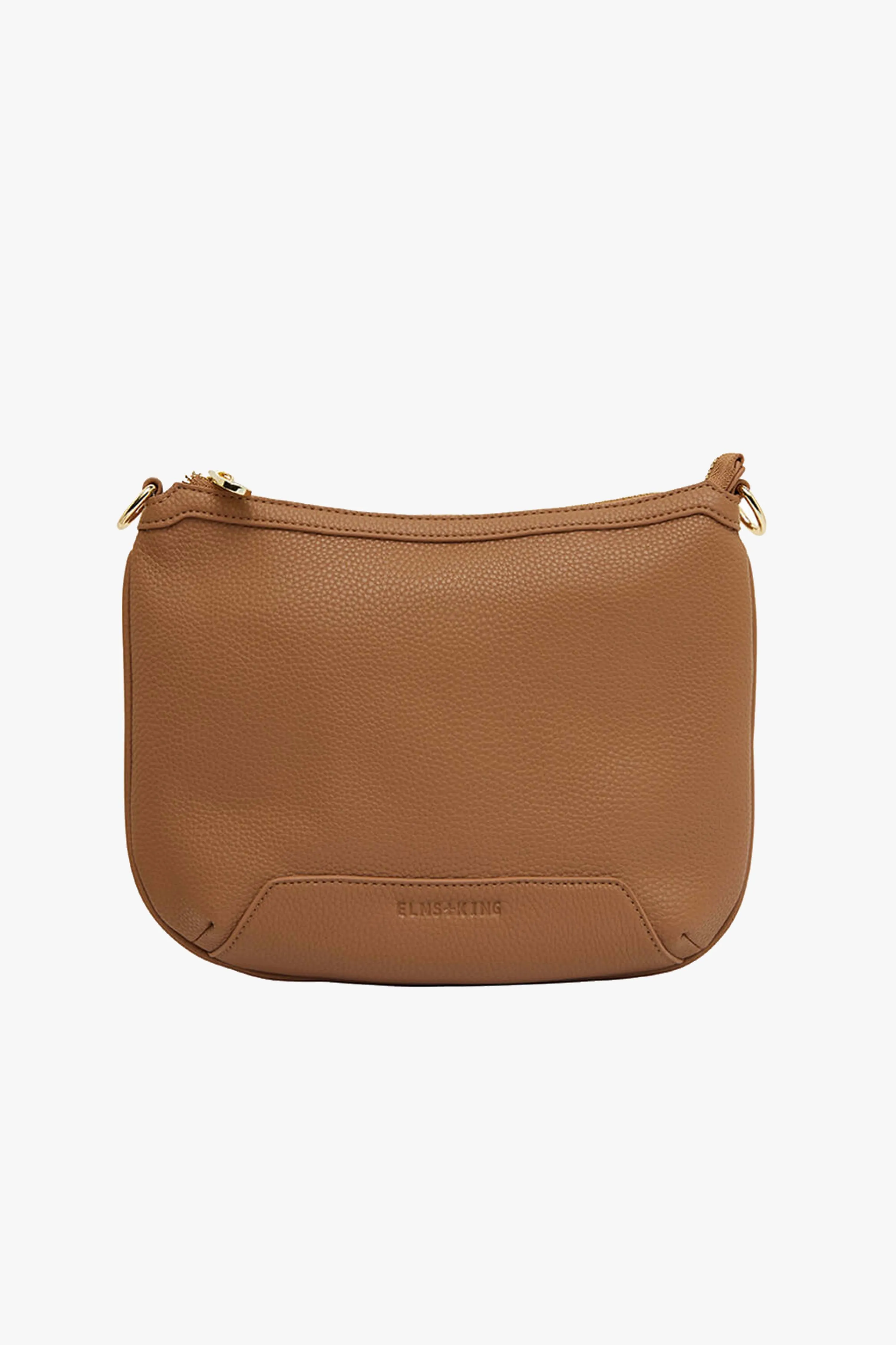 Glendale Taupe Crossbody Bag with Chain