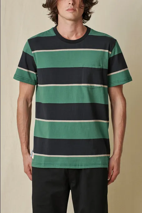 Globe Striped Bootleg Dreams T-shirt GB02241007 SE sea 