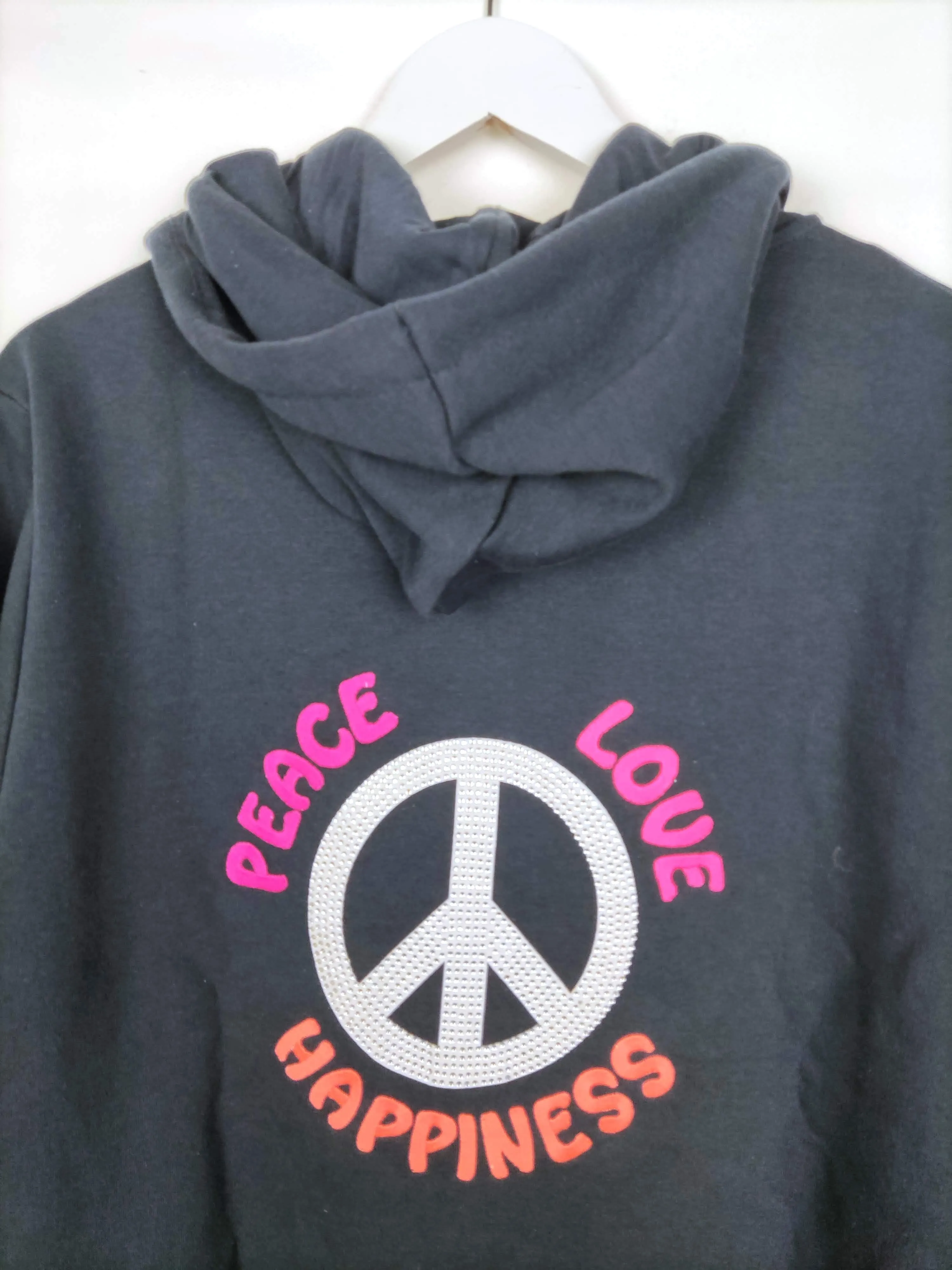 HOODIE MANTEL SWEAT "AURELIA" LOVE PEACE HAPPINESS