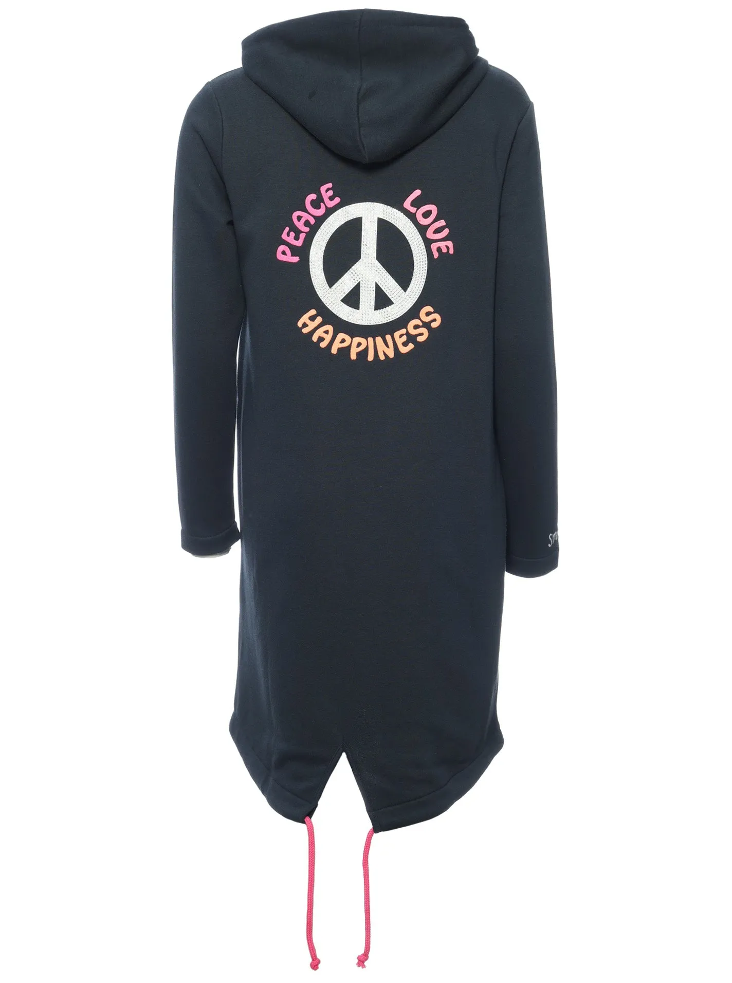 HOODIE MANTEL SWEAT "AURELIA" LOVE PEACE HAPPINESS