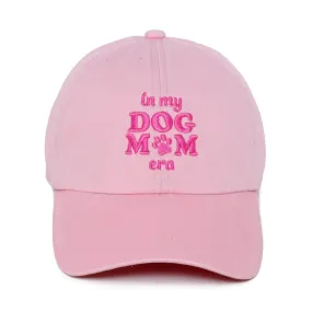 In My Dog Mom Era Baseball Cap in Pink