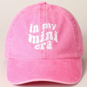 Kids In My Mini Era Embroidered Baseball Cap