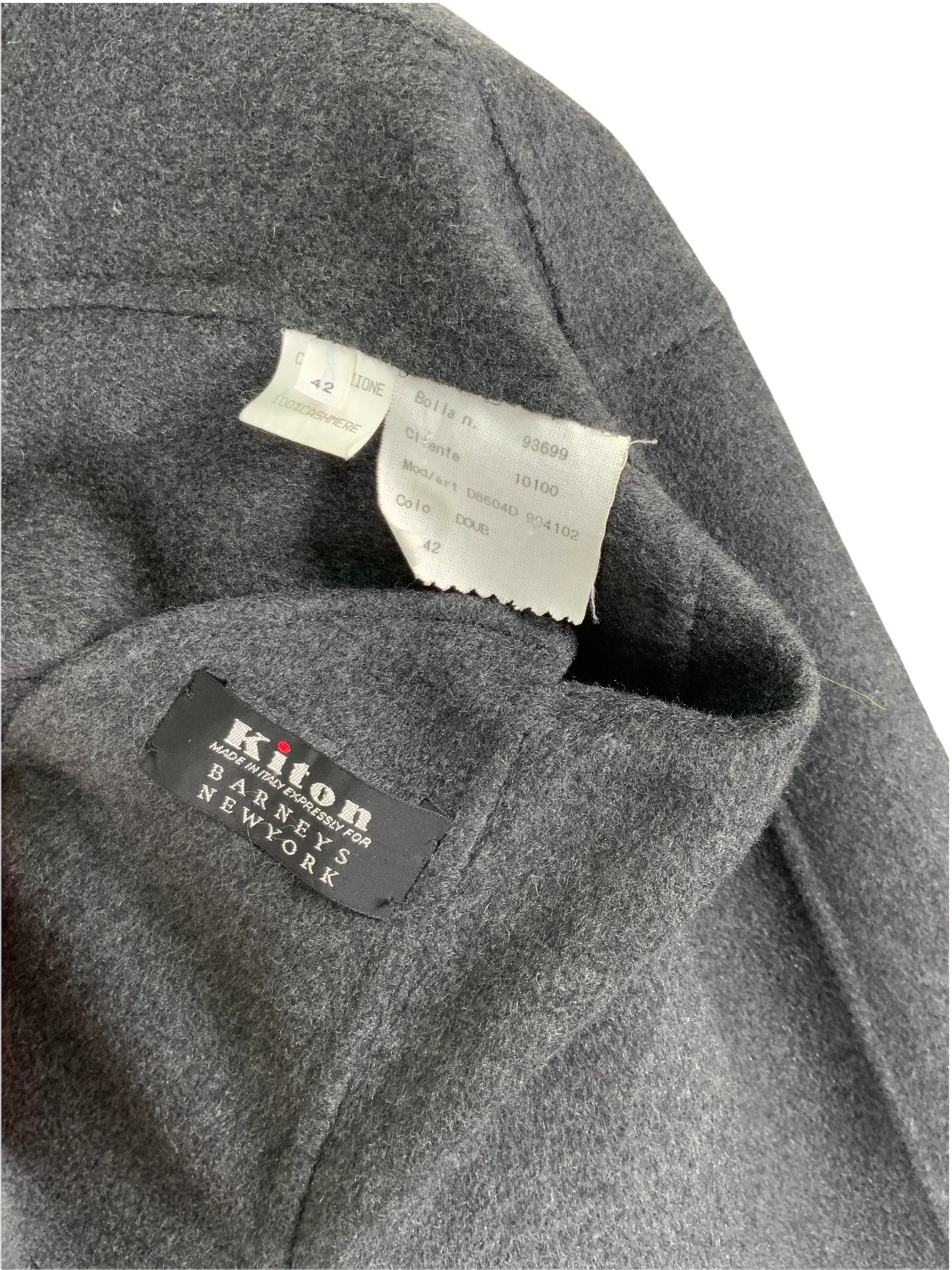 Kiton Cashmere Coat Size 6