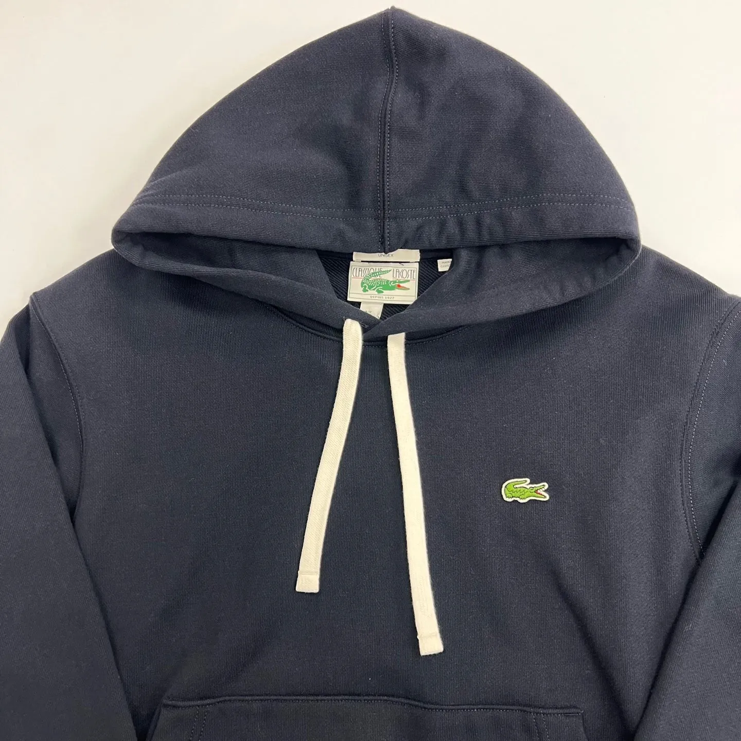 LACOSTE Unisex Hooded Organic Cotton Sweatshirt