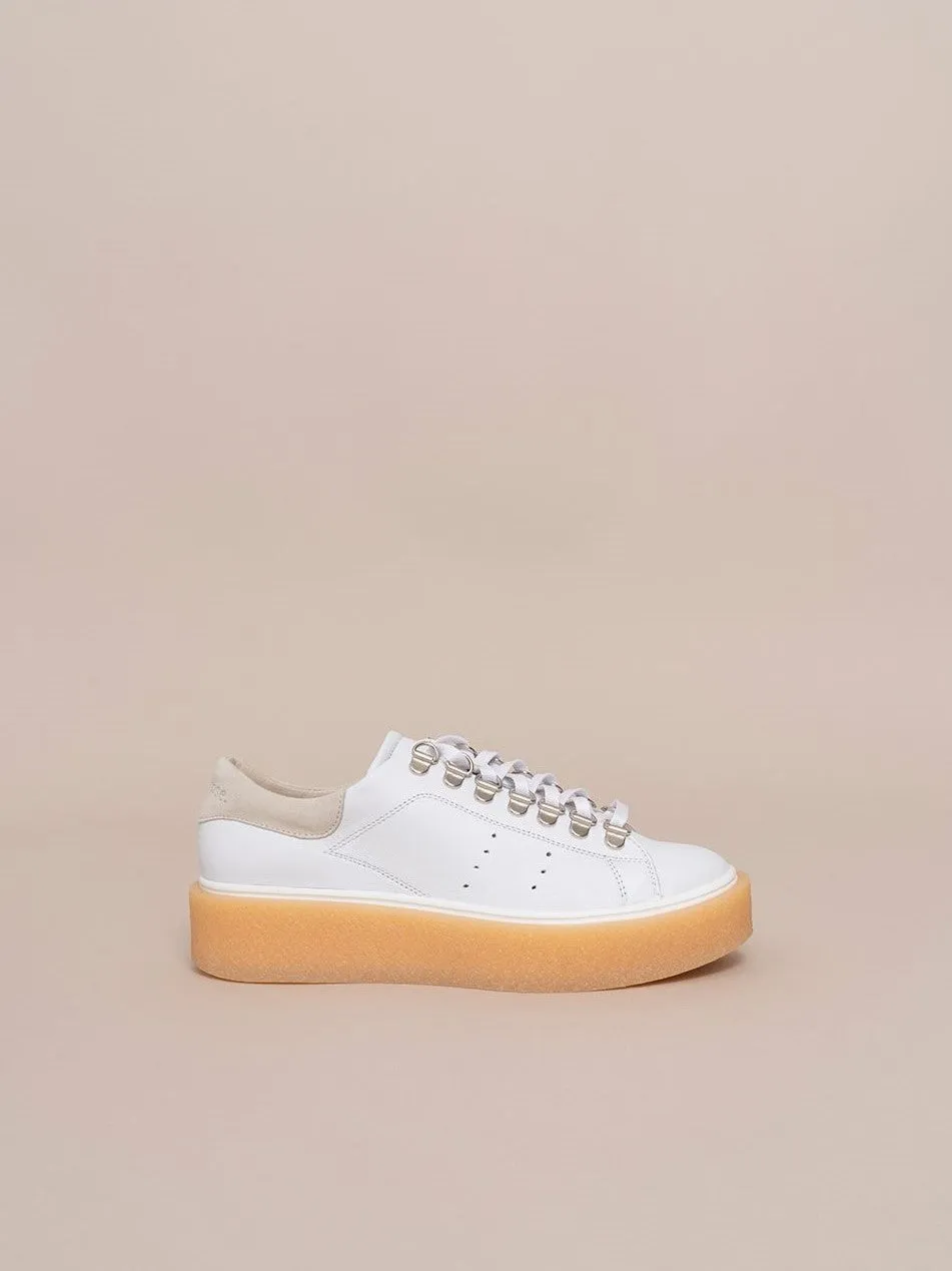 Leather Platform Sneakers