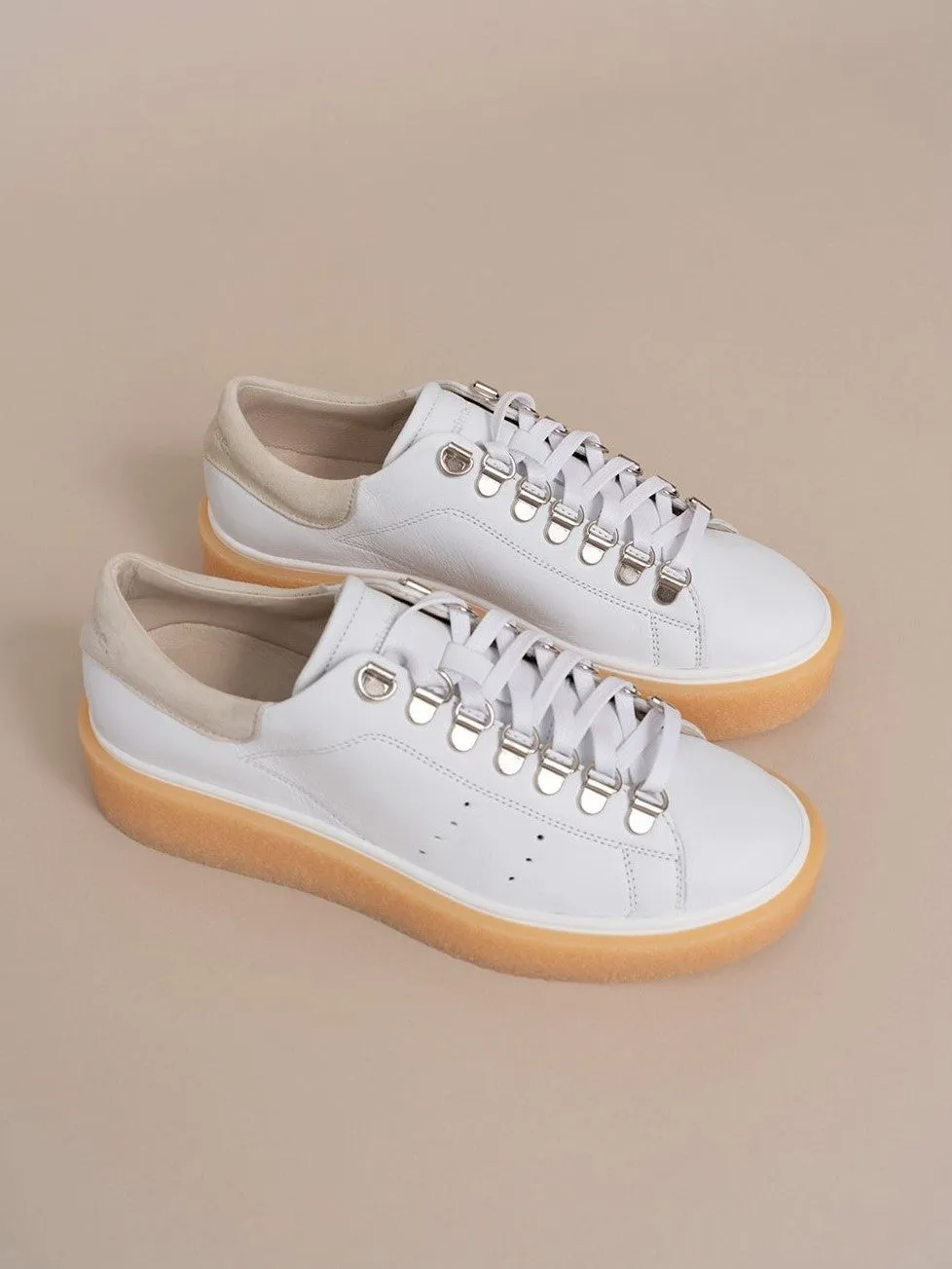 Leather Platform Sneakers