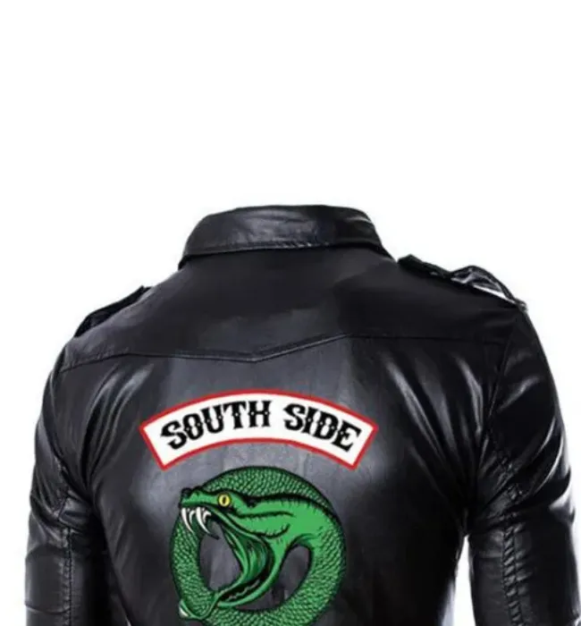 Men White Riverdale Southside Serpents Jacket