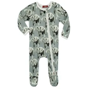 Milkbarn Zipper Footed Romper ~ Various Styles