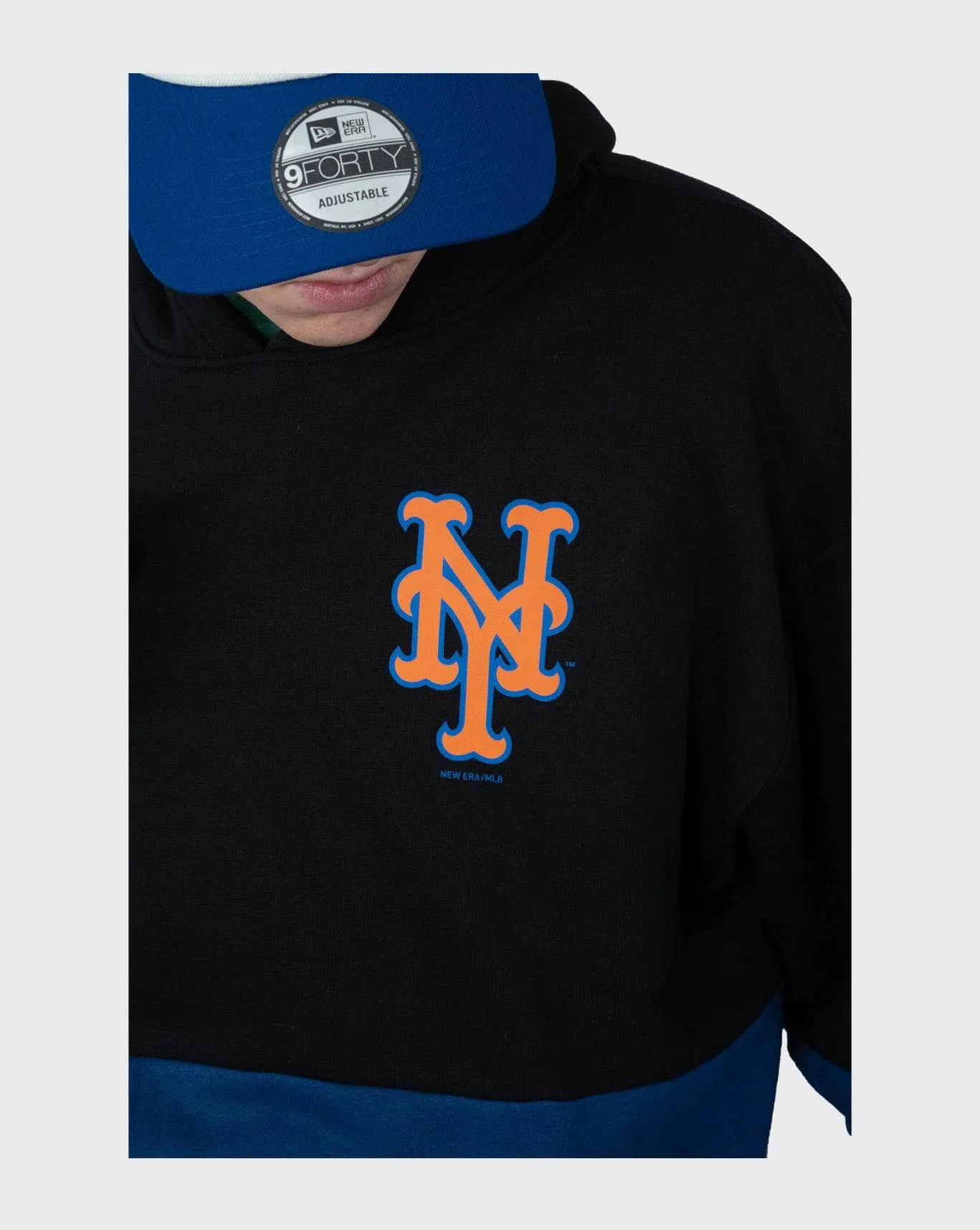 new era new york mets oversize hoodie