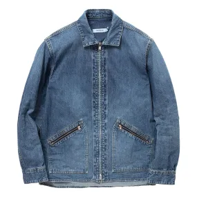 NONNATIVE RANCHER SHIRT JACKET COTTON 10OZ DENIM VW-INDIGO