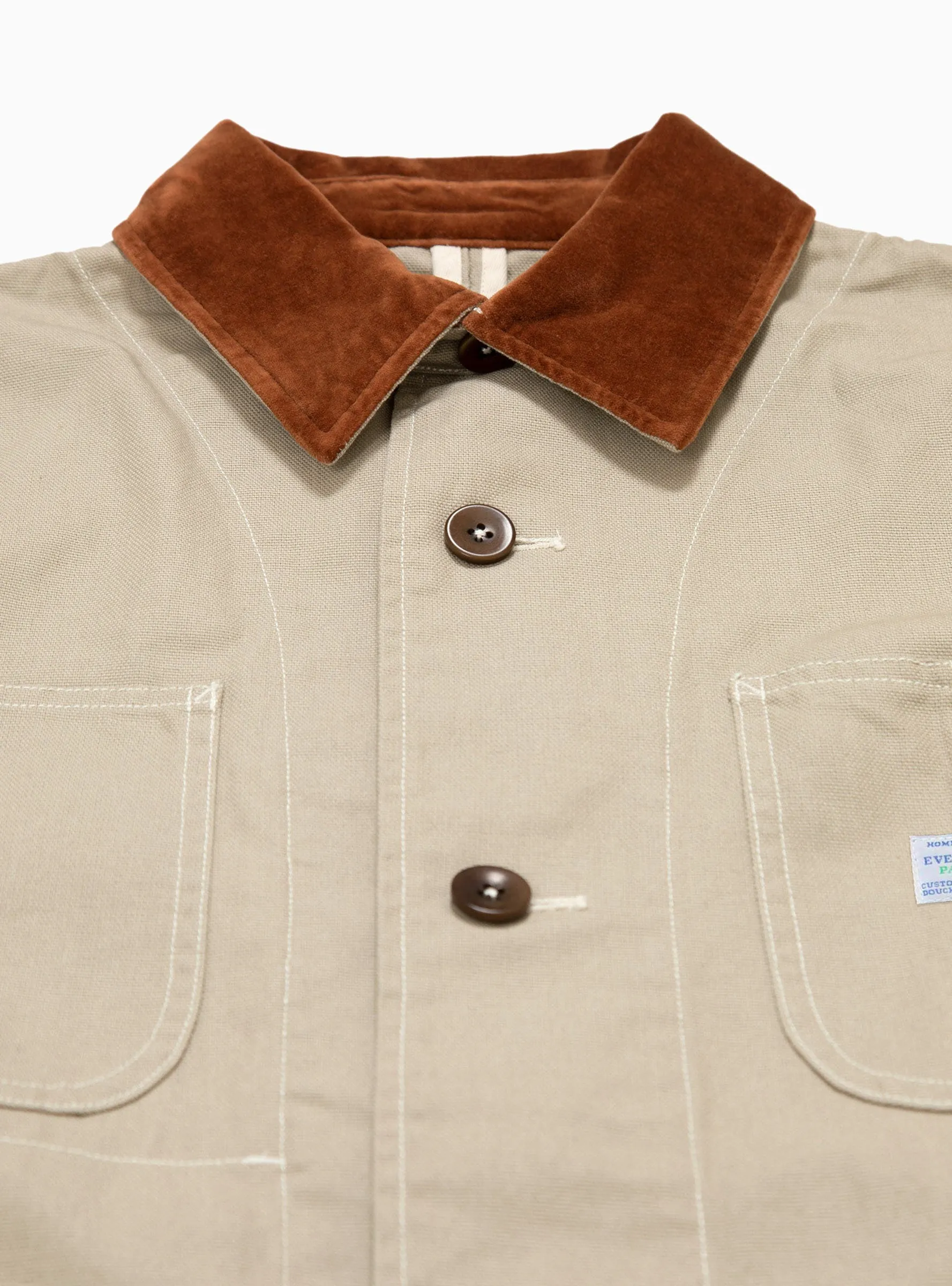 Camel Jacket with Paperclip Apron Pocket - Optimal e-commerce product title