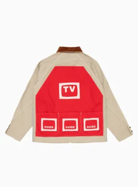 Camel Jacket with Paperclip Apron Pocket - Optimal e-commerce product title