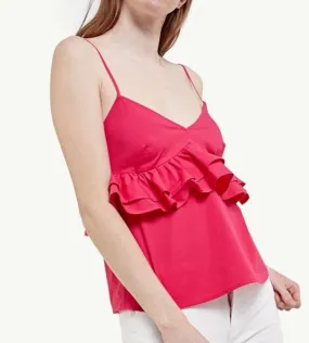 Peyton Ruffle Sleeveless Tank Top