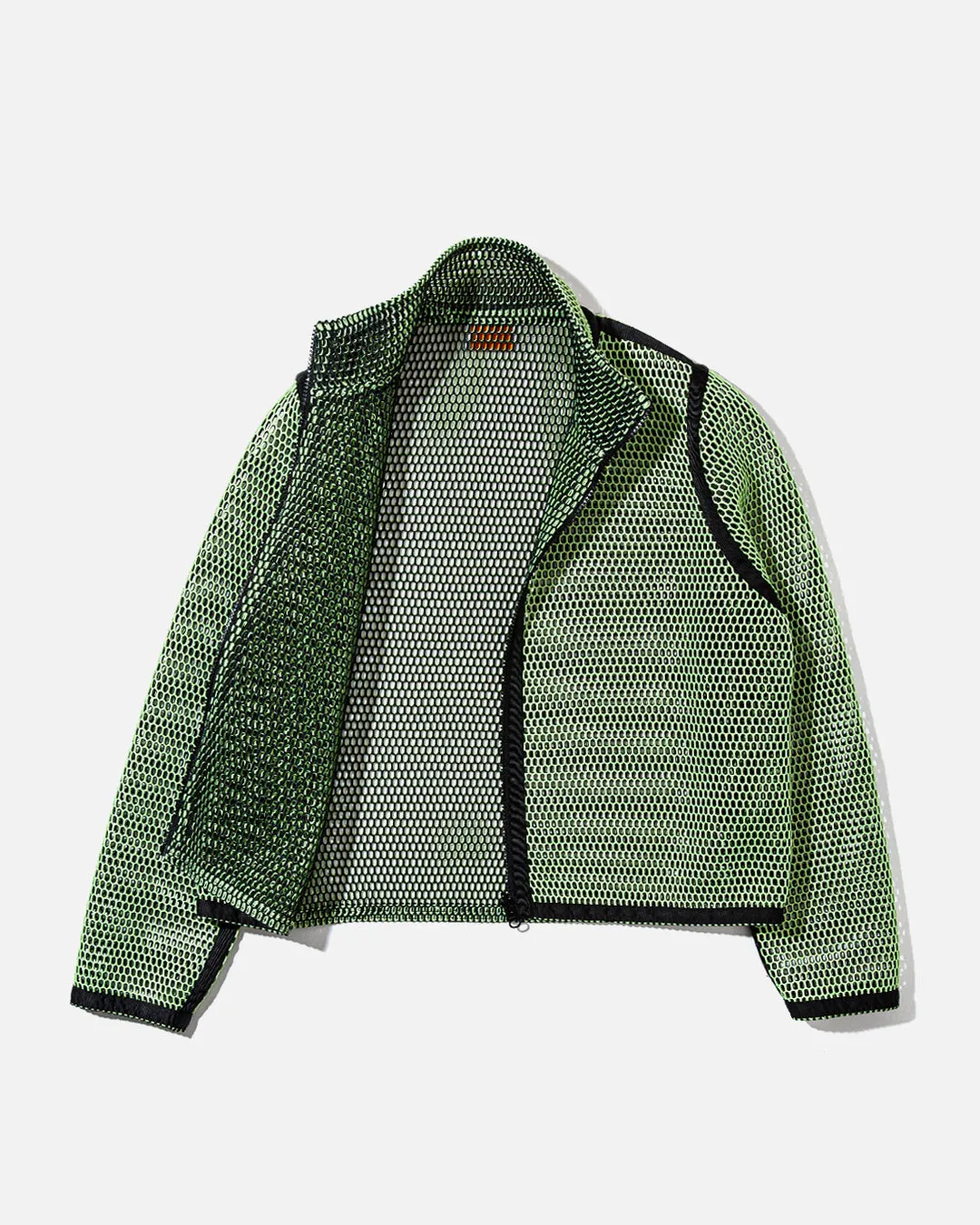 Reversible Box Zip Up - Green / Black