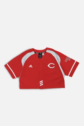 Rework Crop Cincinati Reds MLB Jersey - L