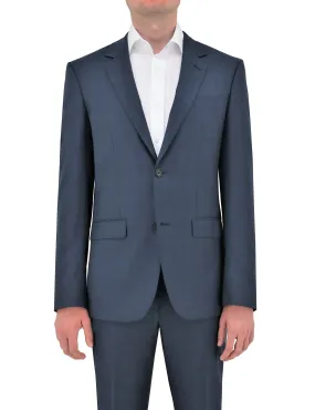 Shape 210 Blue Check Wool Suit Jacket