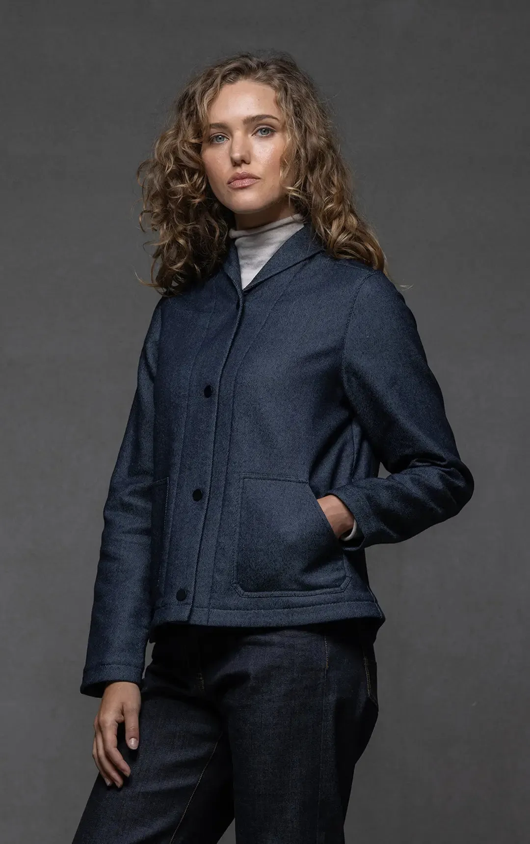 SHAWL COLLAR WORK JACKET