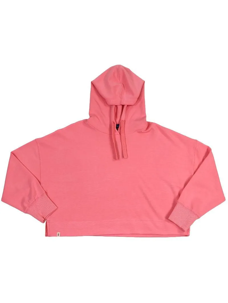 Simply Southern Rose Bliss Cropped Hoodie - Trendy Pineapple Accent