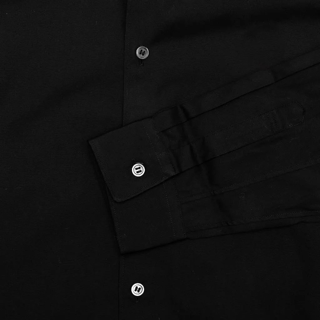 Small Emblem Button Down - Black