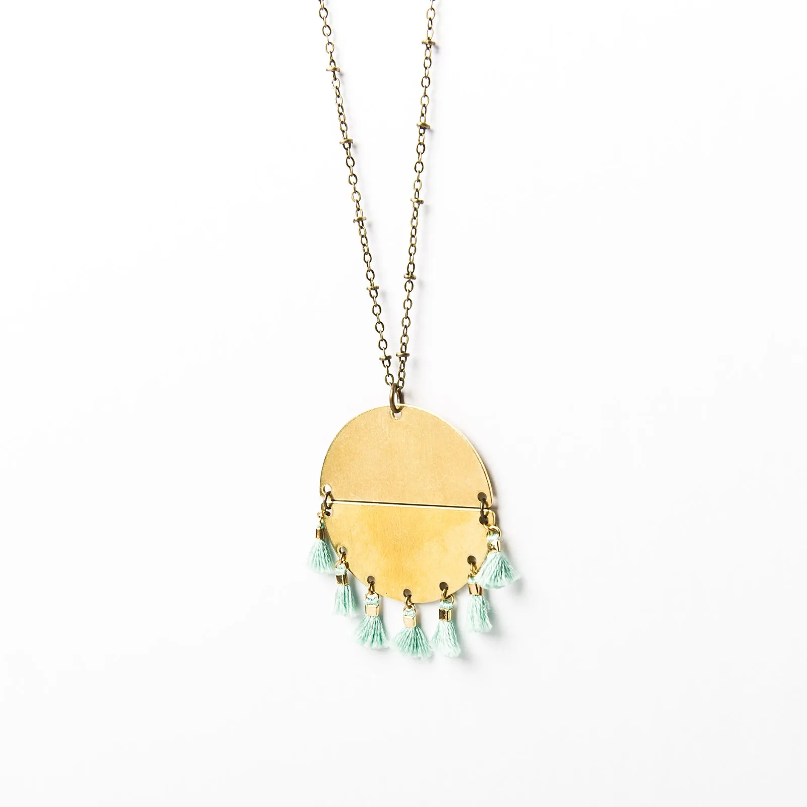 “Sun Down” Multi-Tassel Necklace