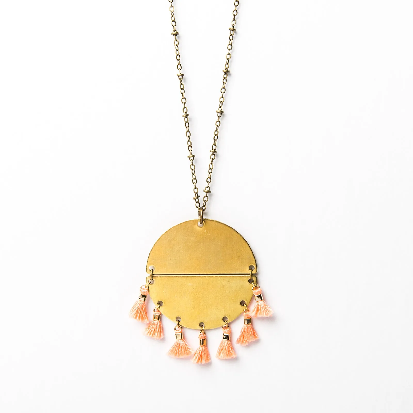 “Sun Down” Multi-Tassel Necklace