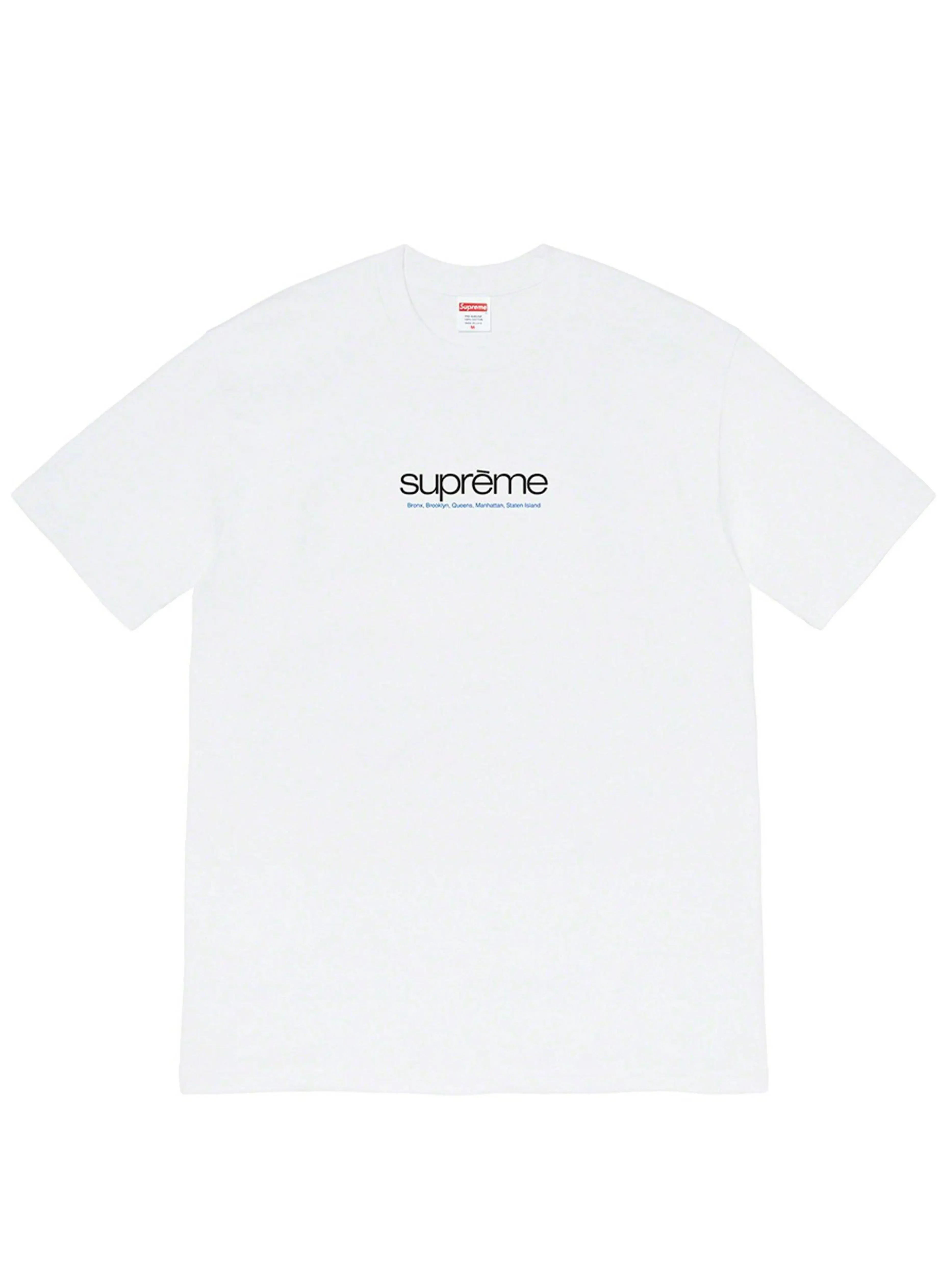 Supreme Five Boroughs Tee White (SS21)